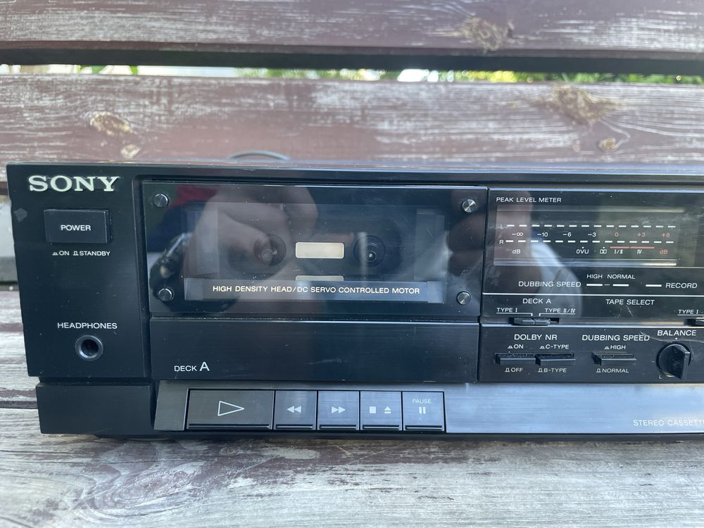 Deck Sony TC-w345 double cassette