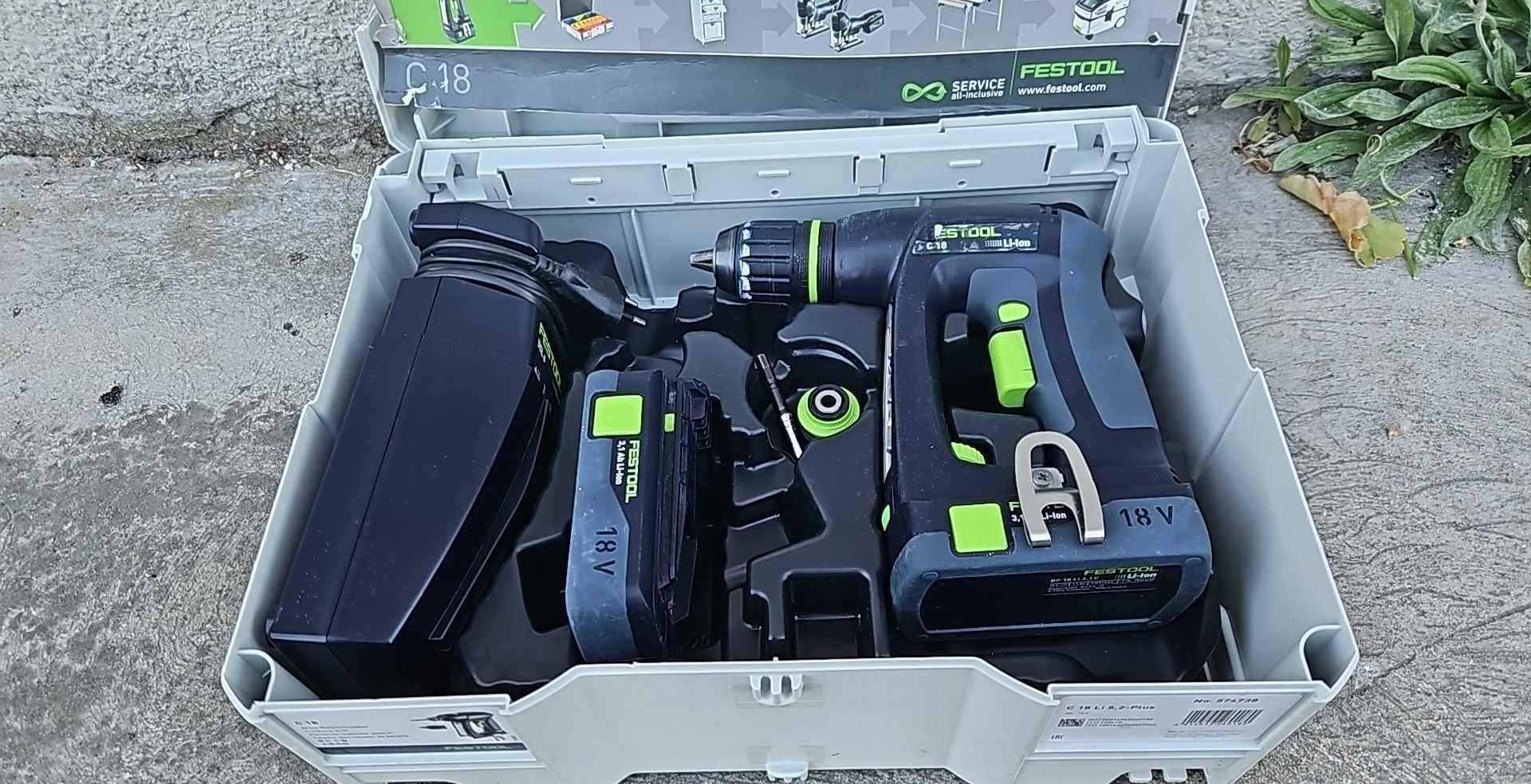 FESTOOL C 18 Li 3,1-Plus wiertarko-wkrętarka