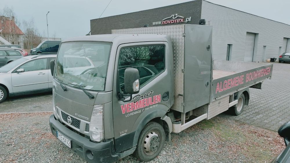 Nissan Cabstar NT400  2.5DCI*tylko 118Tkm*klima*bliźniak*skrzynki narzędziowe*bez tachografu