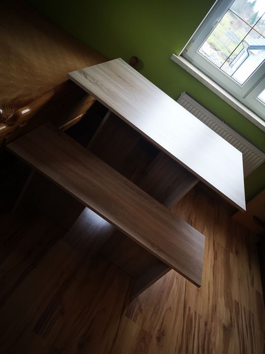 Stół z ławkami dąb sonoma