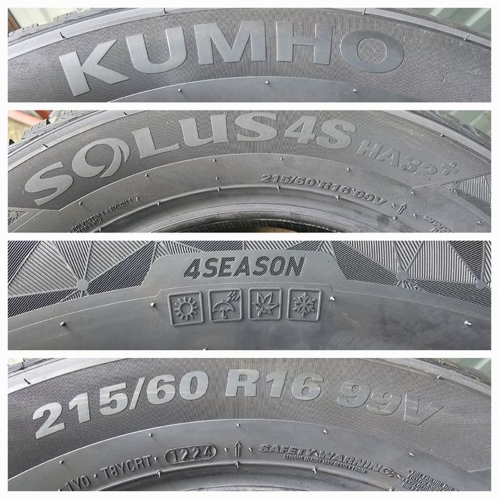 Kumho Solis 4S HA32+ 215/60r16 99V XL