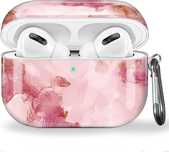 Etui Ochronne Canisto do AirPods Pro 1/2 z Karabińczykiem - Różowe