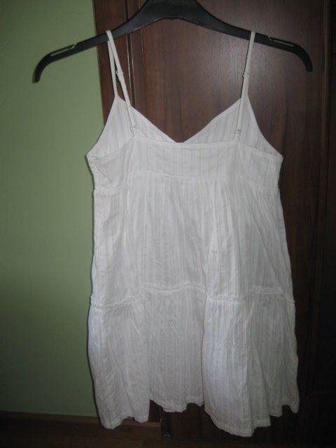 biała sukienka ZARA KIDS