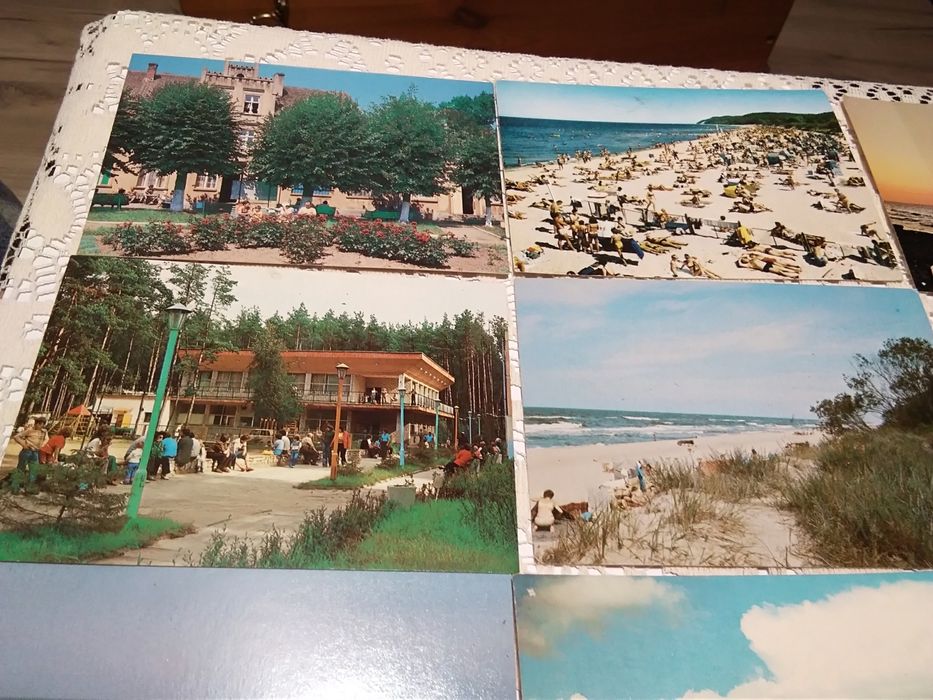 12 pocztówek z nad Bałtyku. Okres PRL.