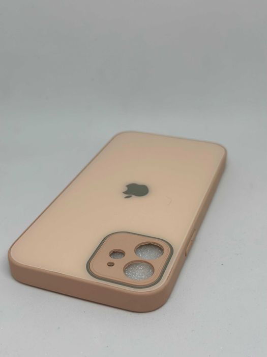 Obudowa Iphone 12 Pudrowy Róż Etui Case Ochronny a'la szklany kod 407