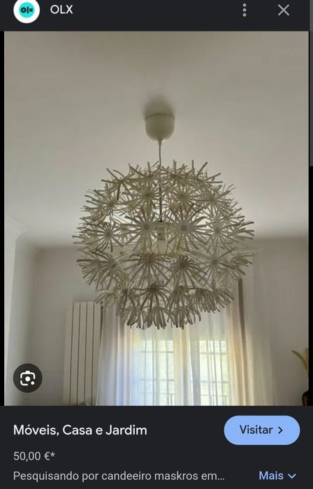 Candeeiro grande ikea