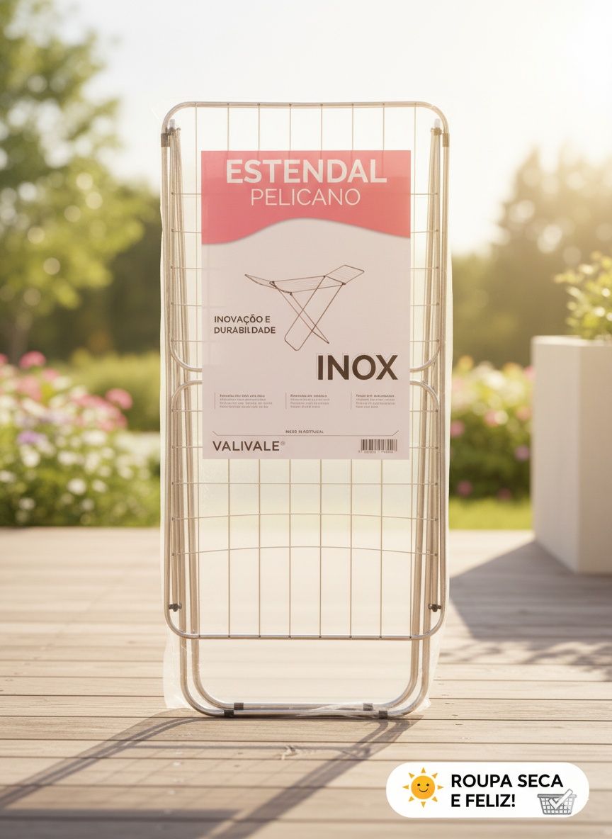 Estendal novo em inox