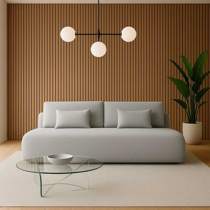 Kanapa z Funkcją Spania Sofa Rozkładana Pojemnik na Pościel Wersalka