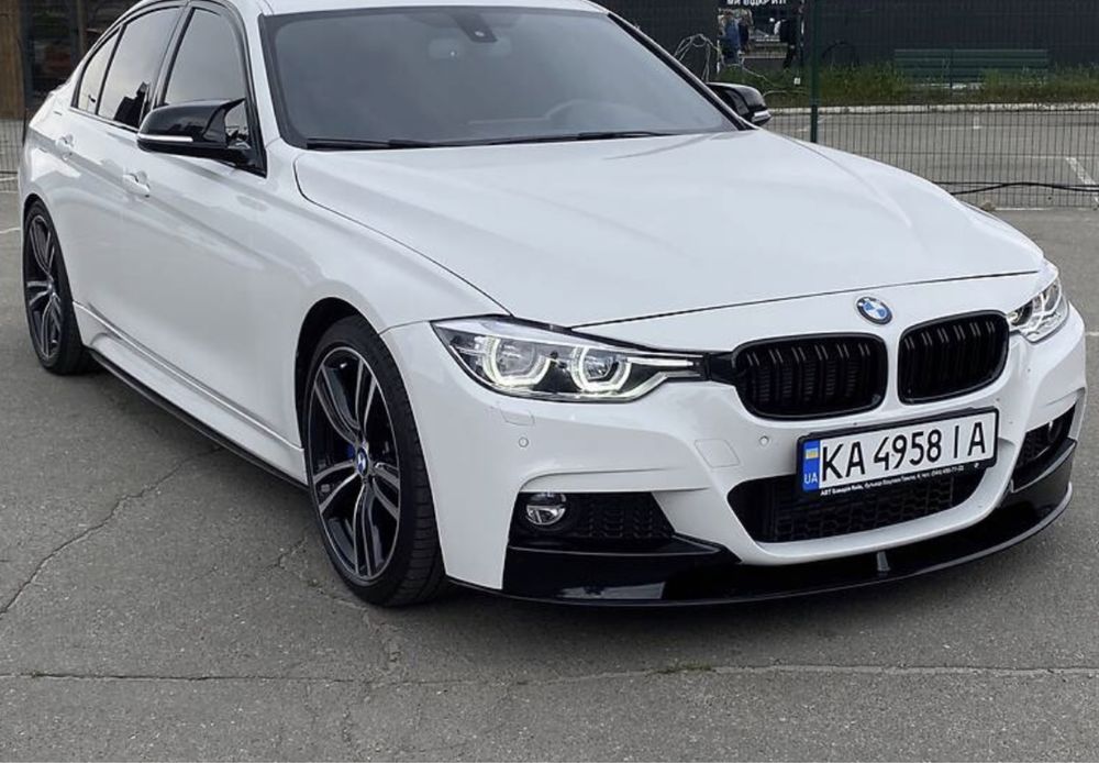 Губа бампера накладка BMW F30 F31 3-Series М-пакет M-performance