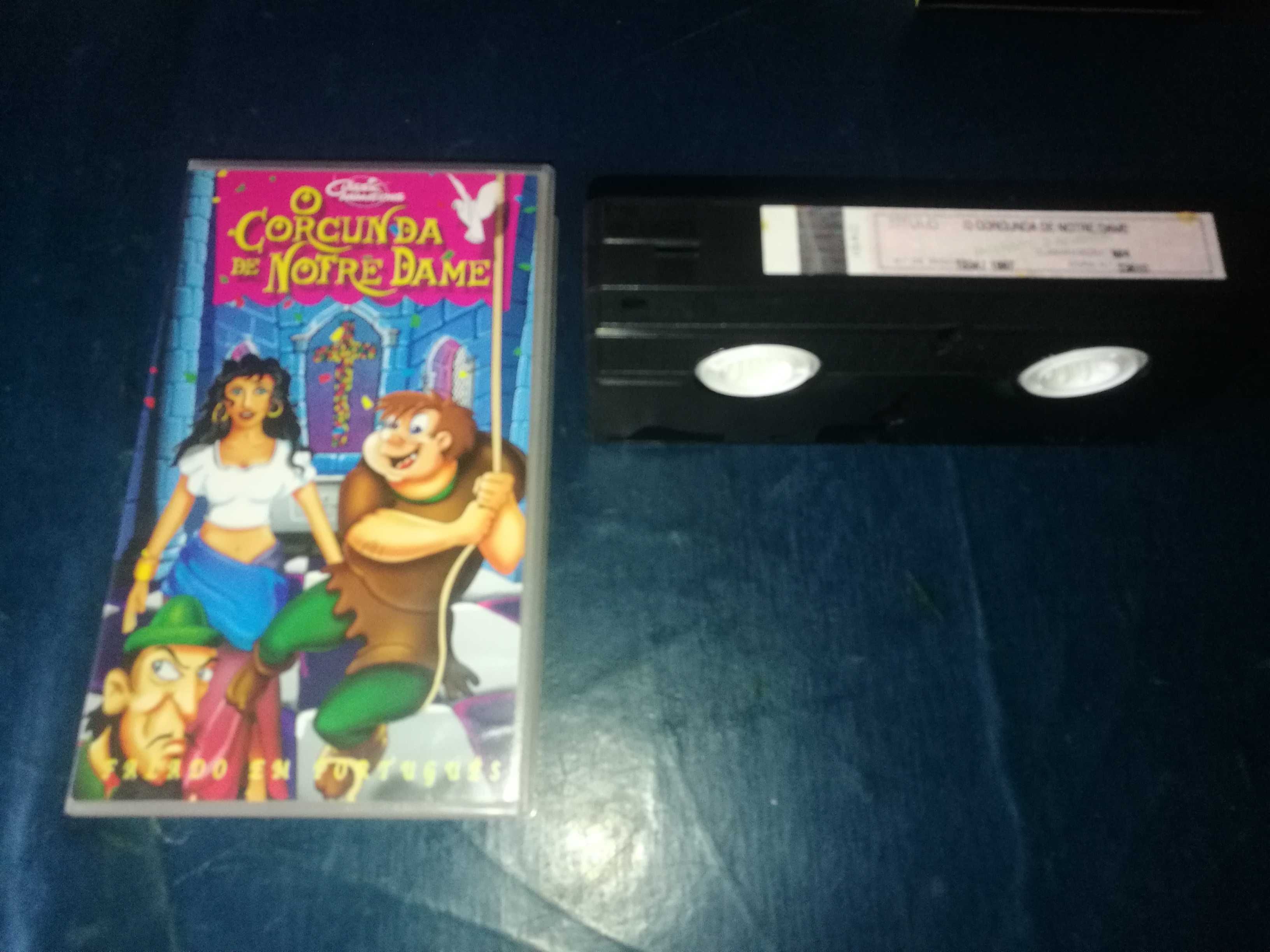 O CORCUNDA DE NOTRE DAME 	VHS	(áudio em Português)