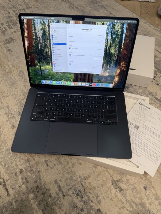 MacBook Air 15 M2 8/256GB Midnight 2023