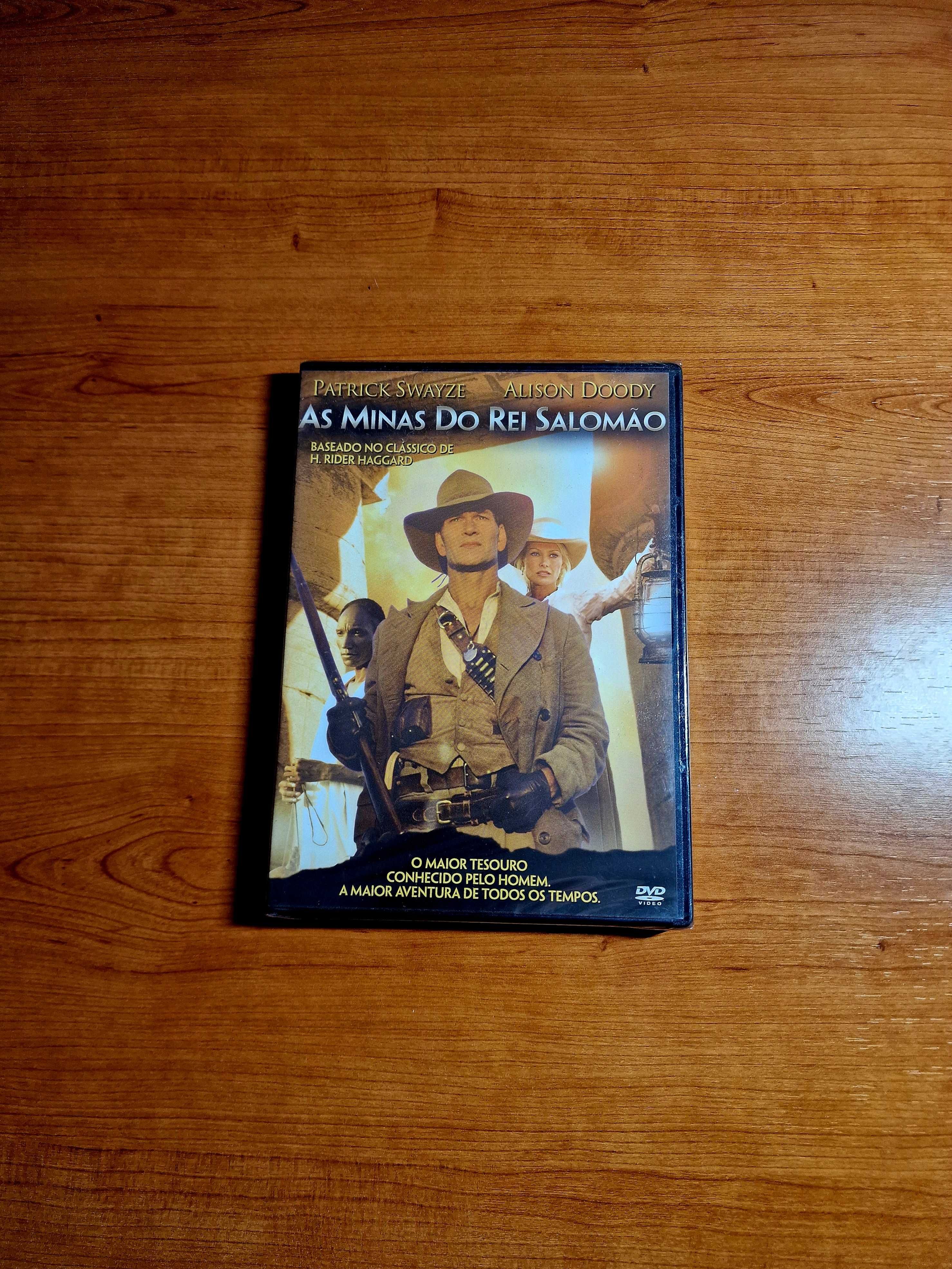 AS MINAS DO REI SALOMÃO (Patrick Swayze/Alison Doody) NOVO/Selado