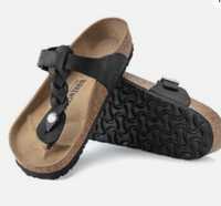 Шкіряні шльопанці Birkenstock 37 розмір,в'єтнамки Birkenstock