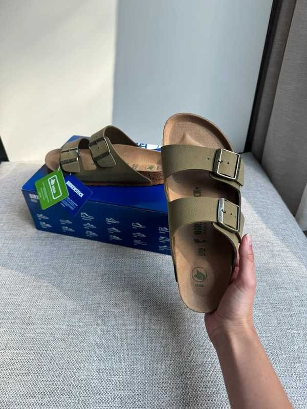 Birkenstock Arizona Oily Green Sandals r.42