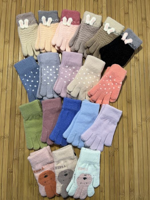 Рукавички 5-7 років , рукавички дитячі , перчатки , гурт , рукааиця