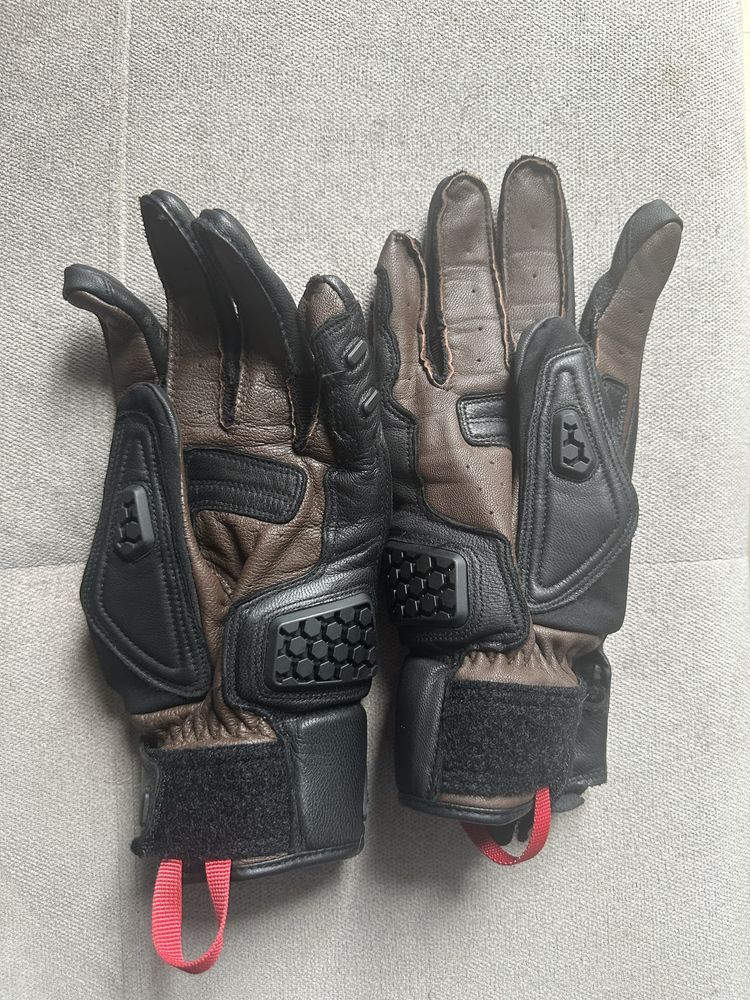 Rekawice motocyklowe Revitt XL skora brąz