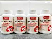 Jarrow Formulas, Red Yeast Rice + Co-Q10 (120 капс.), красный рис