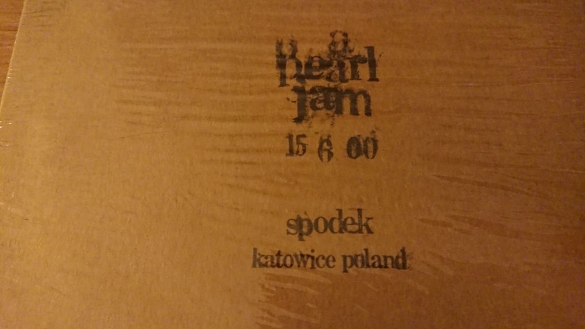 Pearl Jam Spodek - Katowice, Poland 2CD (15.06.2000) *NOWA* Folia Epic