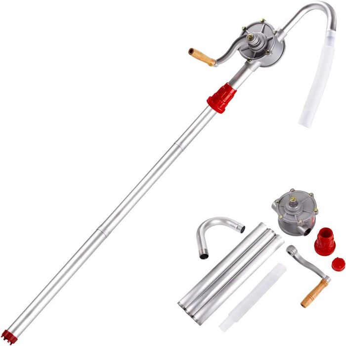 Pompa Pompka Ręczna Do Beczki Oleju Aluminiowa Na Korbę