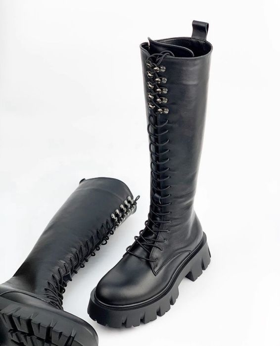 Теплі шкіряні чоботи Alian curdas