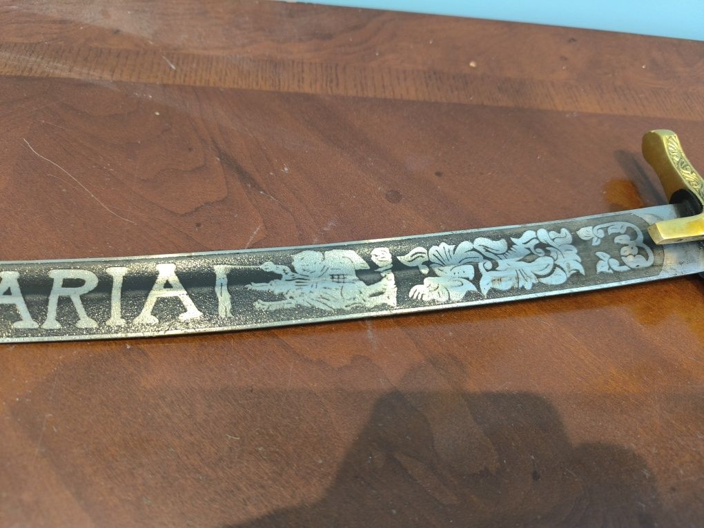 Piękna szabla polska Hussaria Jessus Maria Josef spes mea, polecam