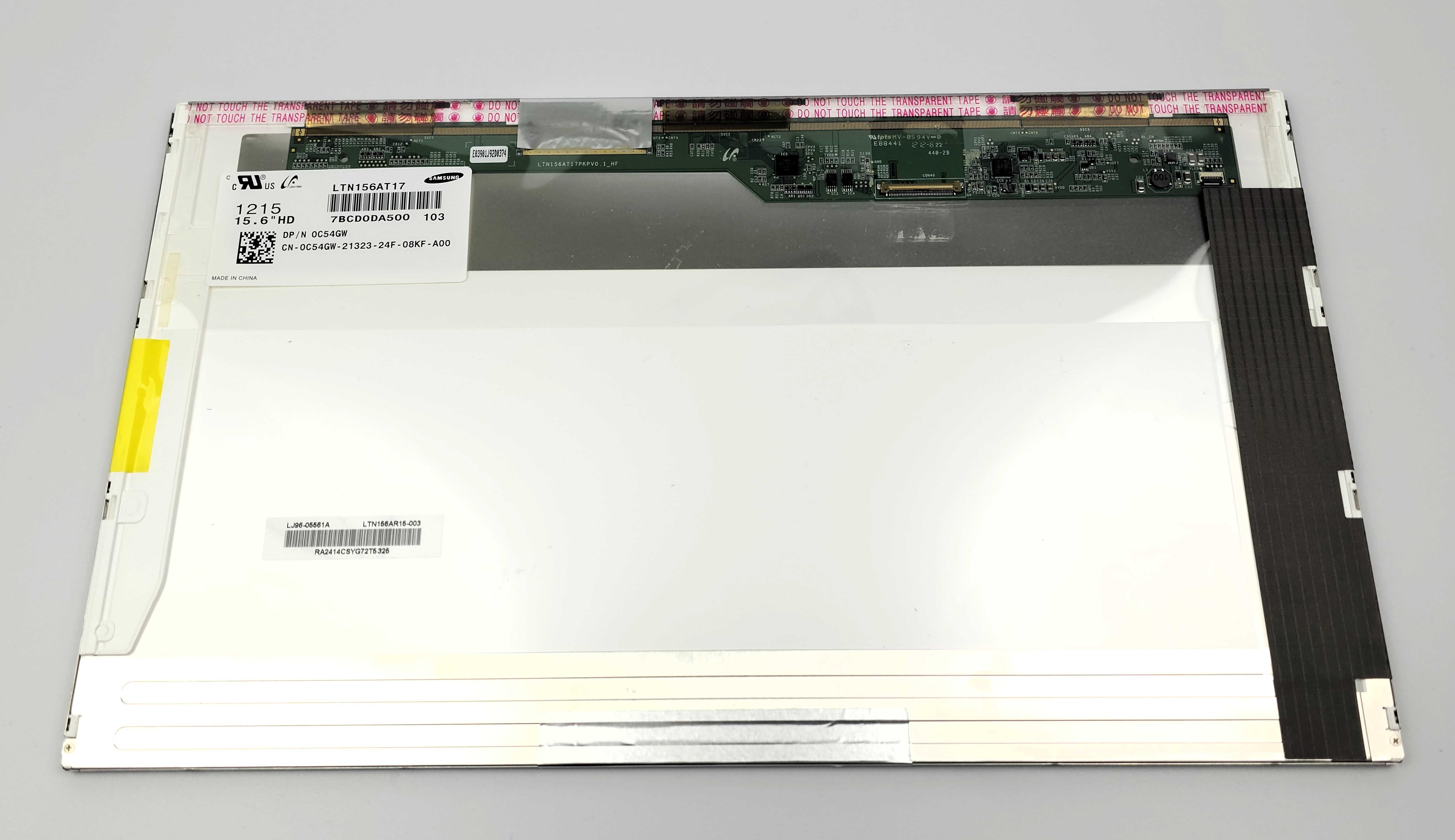 Matryca Samsung LTN156AT17 z taśmą/kablem - Dell Latitude E6520, E5520