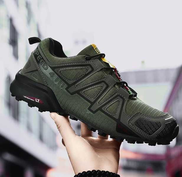 Кросівки чоловічі Salomon speedcross олива Нові