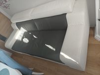 Zestaw 2 kanapy + fotel eko skóra