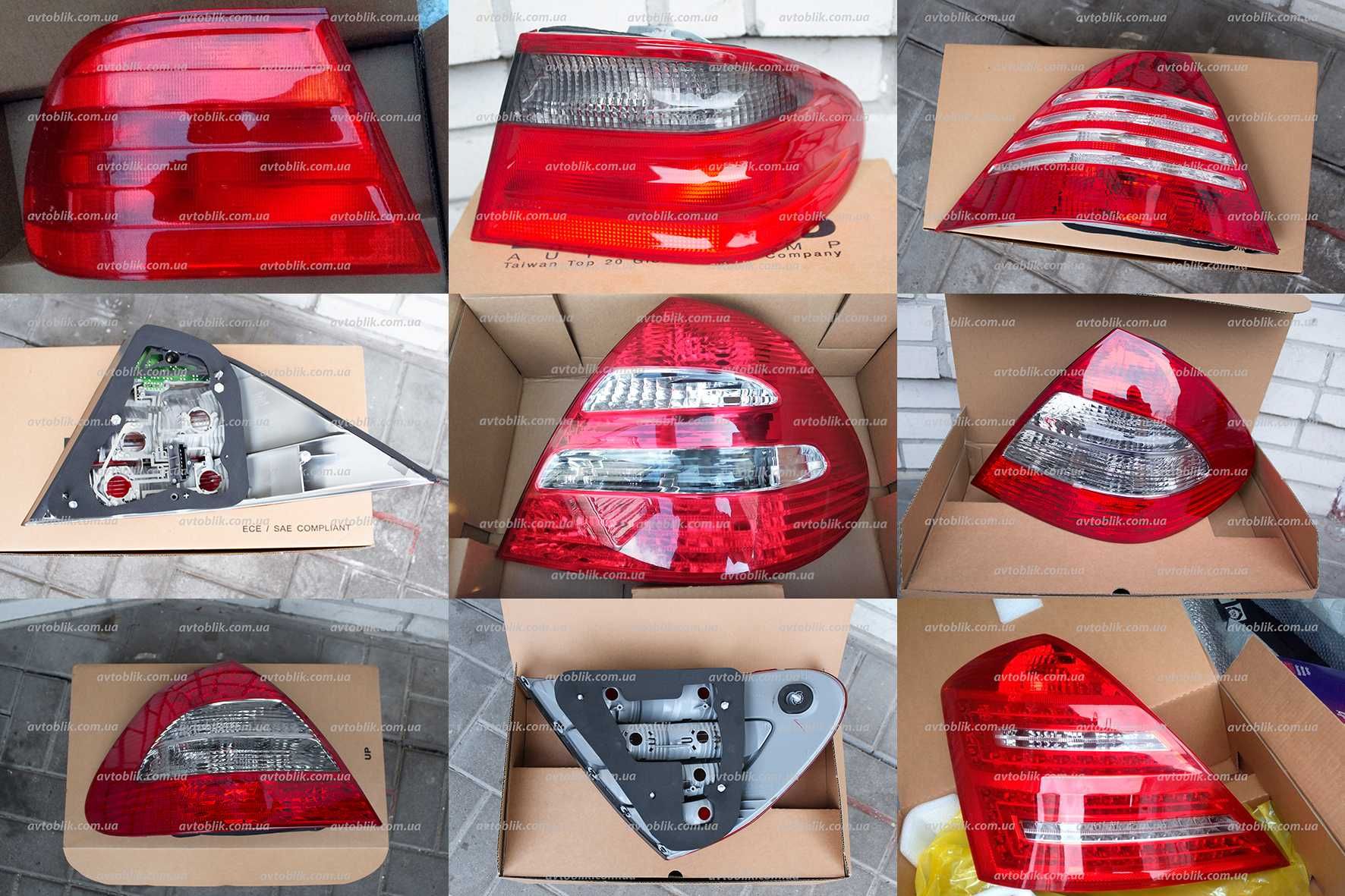 Задний фонарь Mercedes W 124, 210, 211, 220, 221, 168, 169, 463