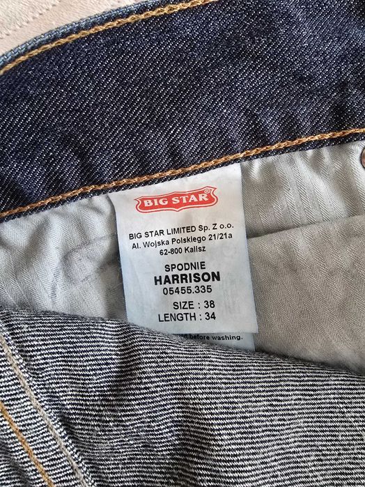 Spodnie BigStar w38 l34 dżinsy dzinsy like new