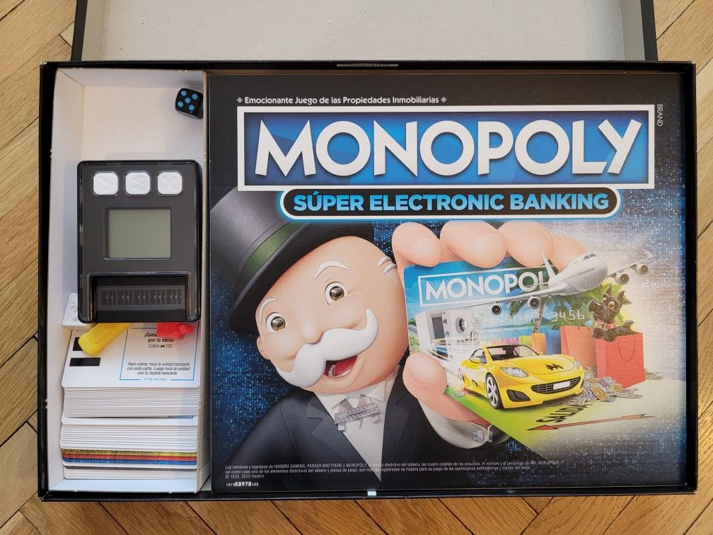 Monopoly Super Electronic Banking, gra planszowa, powystawowa