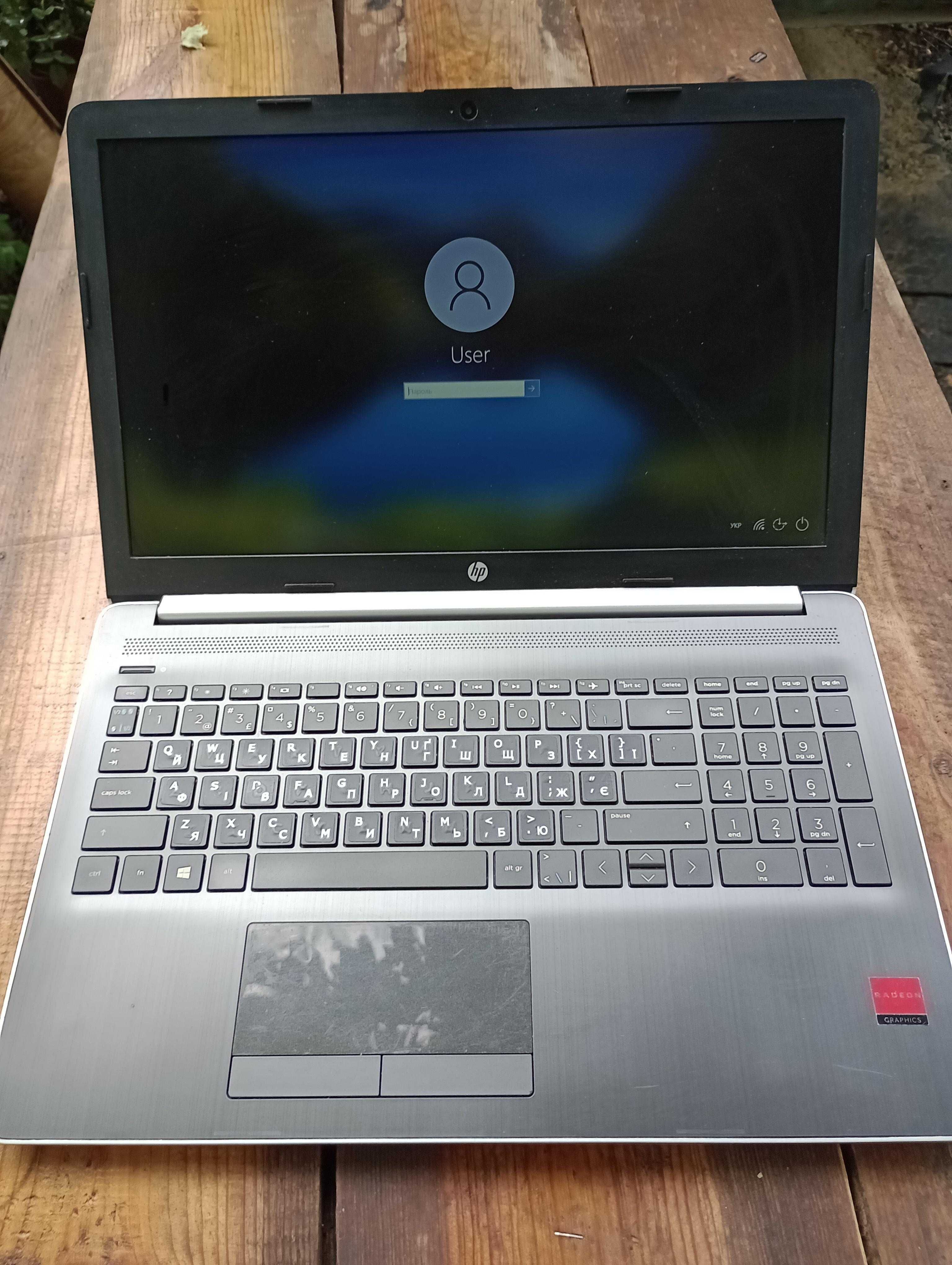 Ноутбук HP15db0025, Ryzen5 2500U, DDR4 8ГБ, Vega8Grahics 1 ГБ, SSD 256