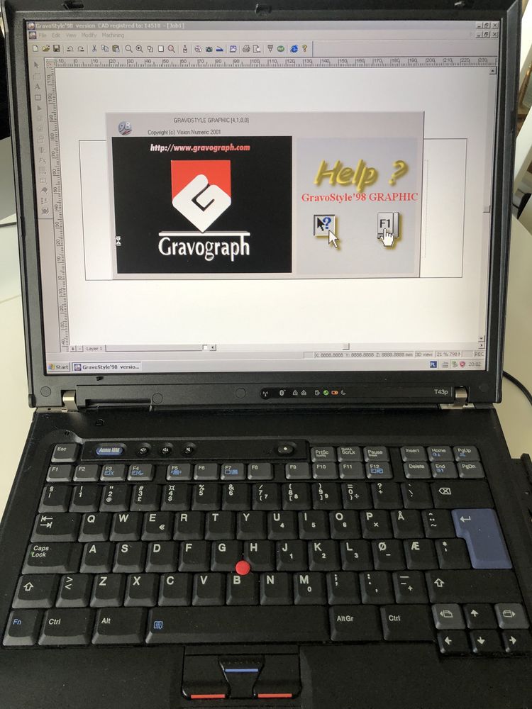 Gravograph is200 z Gravostyle 98 Graphic CAM/CAD BRAILLE!