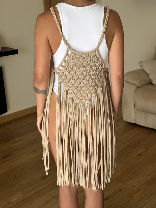 Сукня-туніка плетена макраме