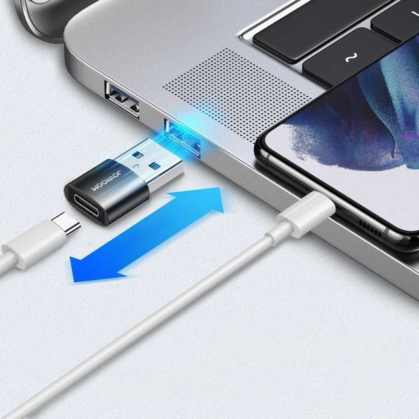 Adapter przejściówka z USB Typ C (żeński) na USB (męski) czarny S-H152