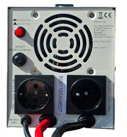 Гибридный ИБП/инвертор Volt Polska SINUS PRO 850EPLUS 12/230V 500/850W