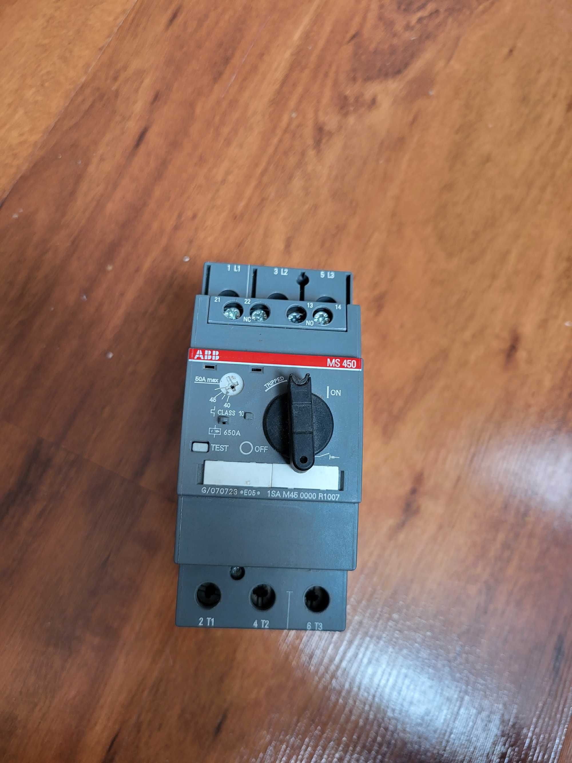 Wyłącznik Silnikowy ABB MS-450 - WYPRZEDAŻ MAGAZYNU !!!