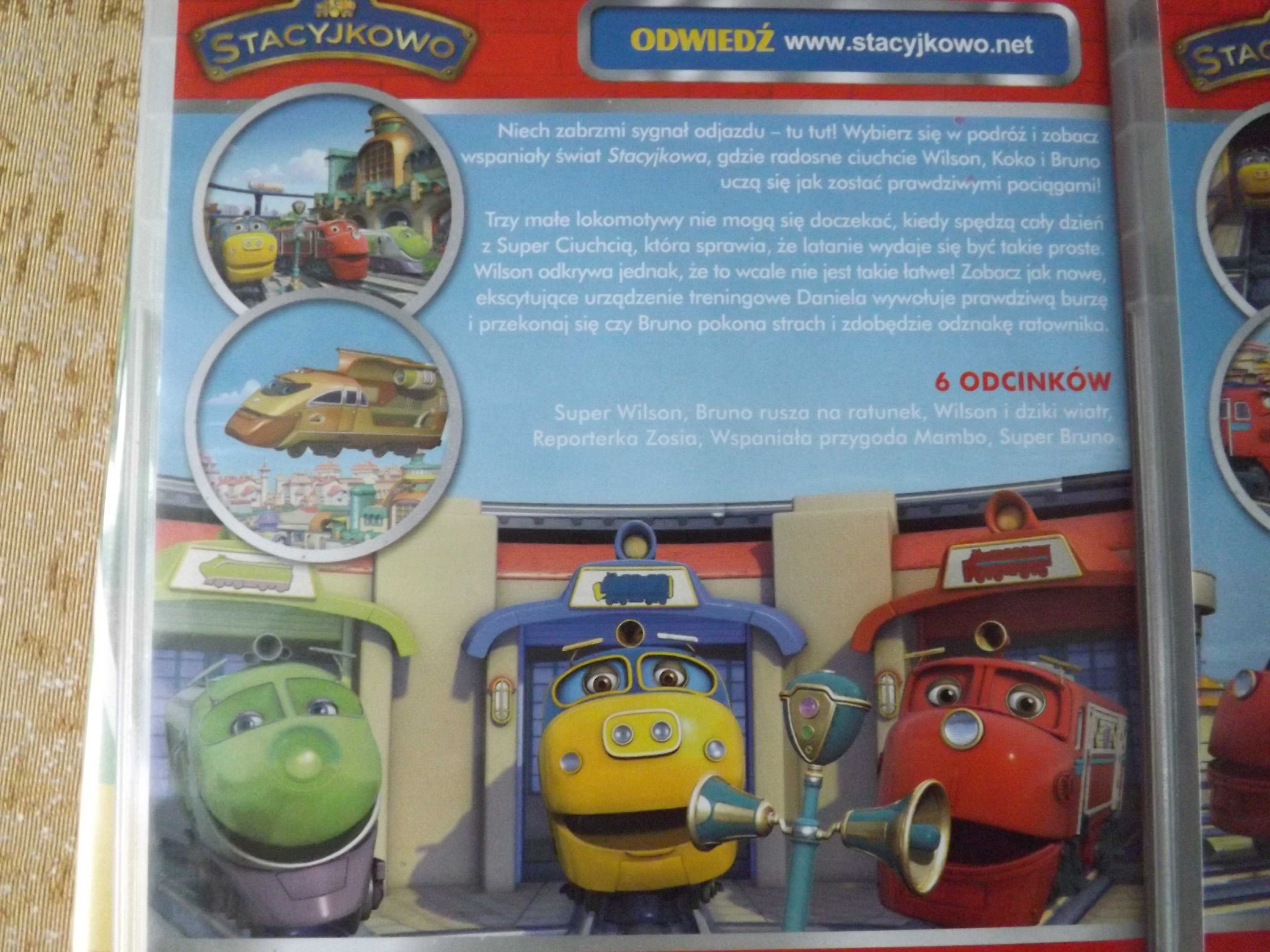Stacyjkowo, film, bajka, 7  dvd, bajki