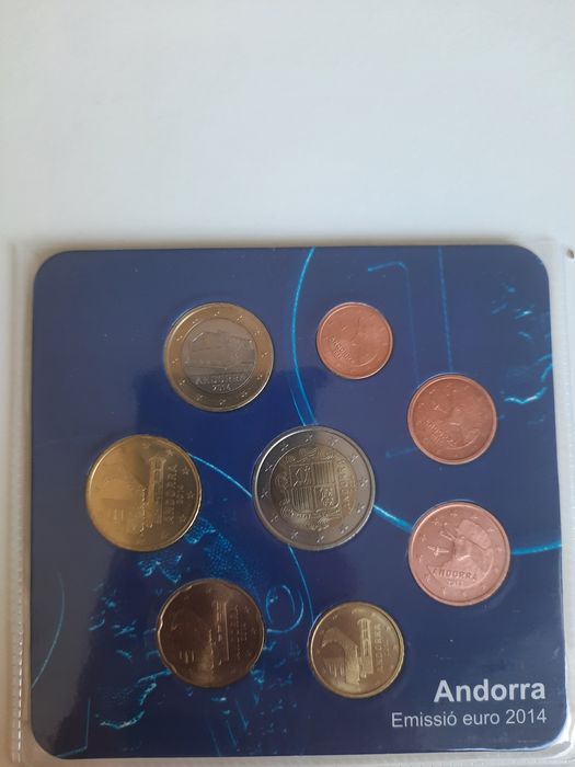 Coleção de moedas Andorra