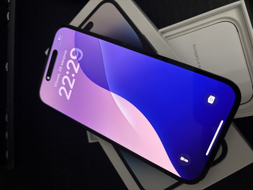 iPhone 14 Pro 512Gb Stan Bdb | +Gratis 6 etui, 3 szkła + Kabel |