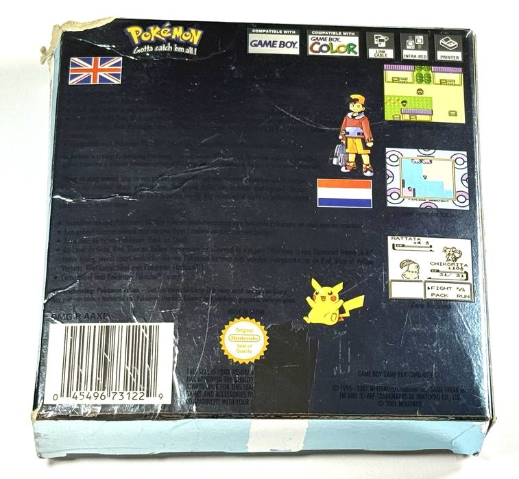 Pokemon Silver Nintendo Game Boy Color