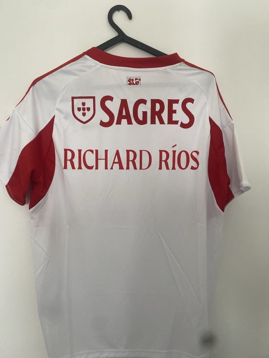 Camisola Benfica Alternativa branca richard rios 25/26
