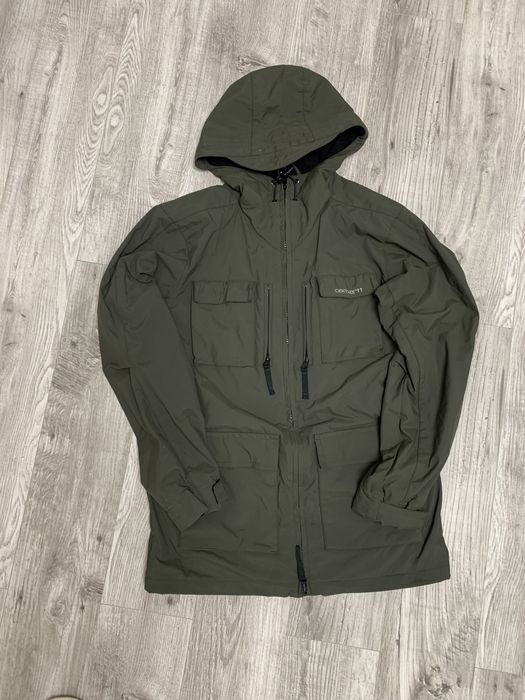 Куртка колір хакі carhartt