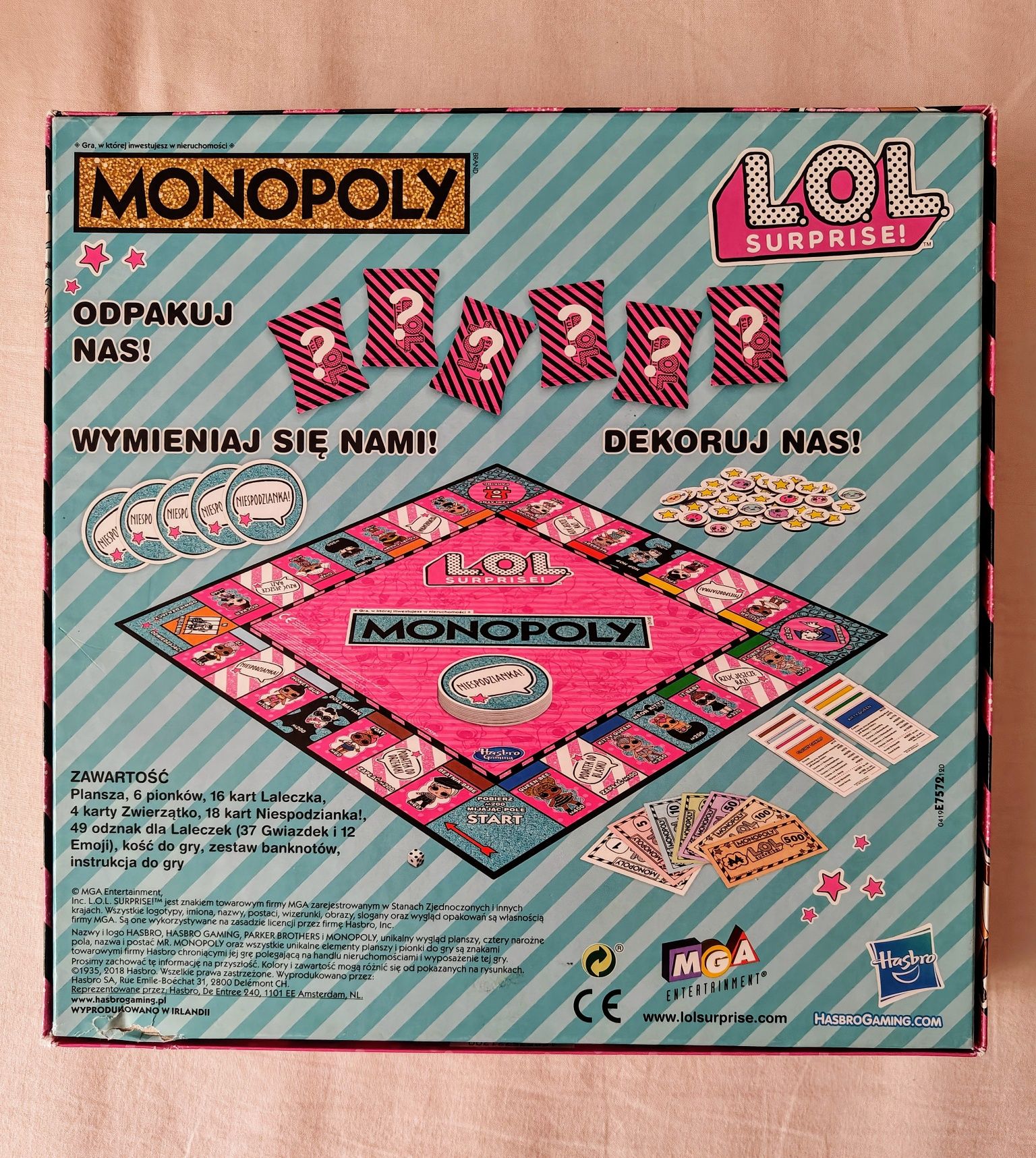 Monopoly LOL Surprise gra planszowa
