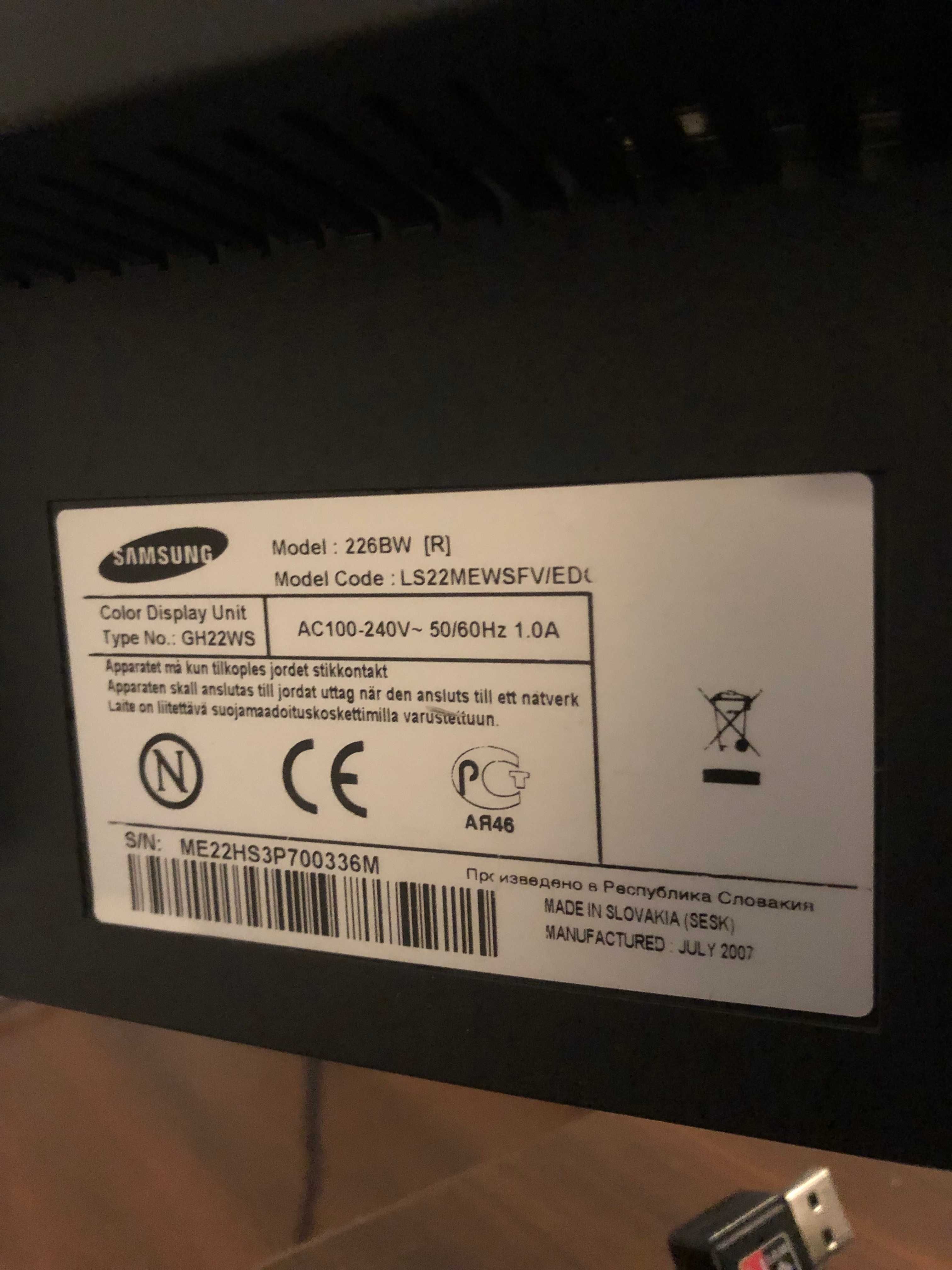 monitor Samsung 22 cale