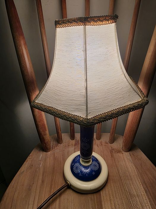 Ceramiczna lampka nocna lata 70-80 te  PRL