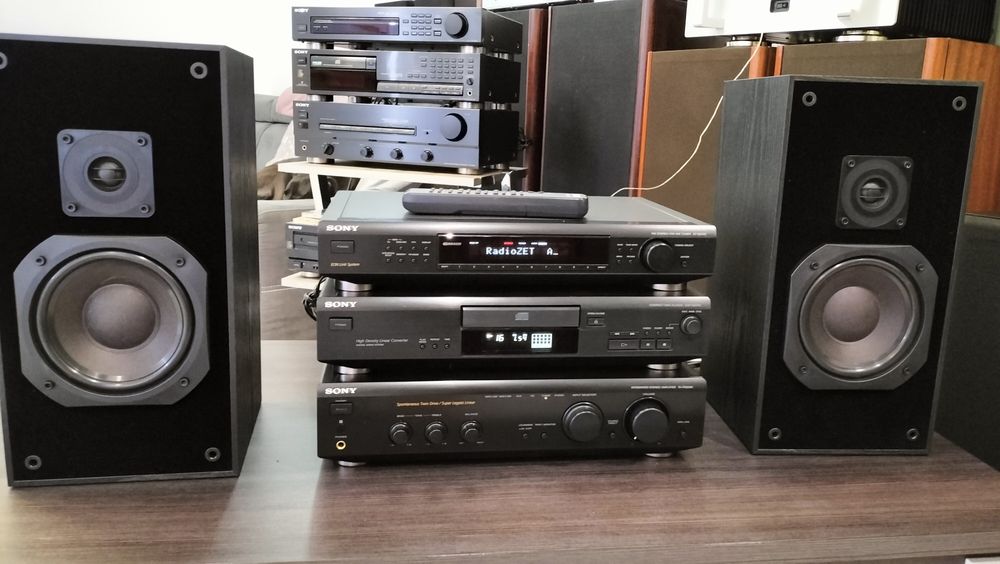 Wieża Stereo Sony Kolumny Elac