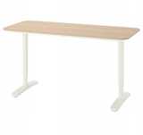 Biurko/stół IKEA BEKANT 120x80 dąb/biały