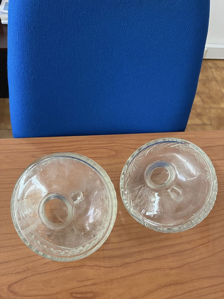 Depósitos de candeeiro em cristal