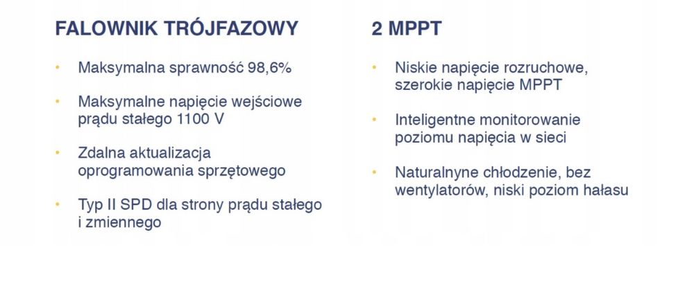 Sprzedam Falownik Sofar 8,8KTLX-G3  na gwarancji